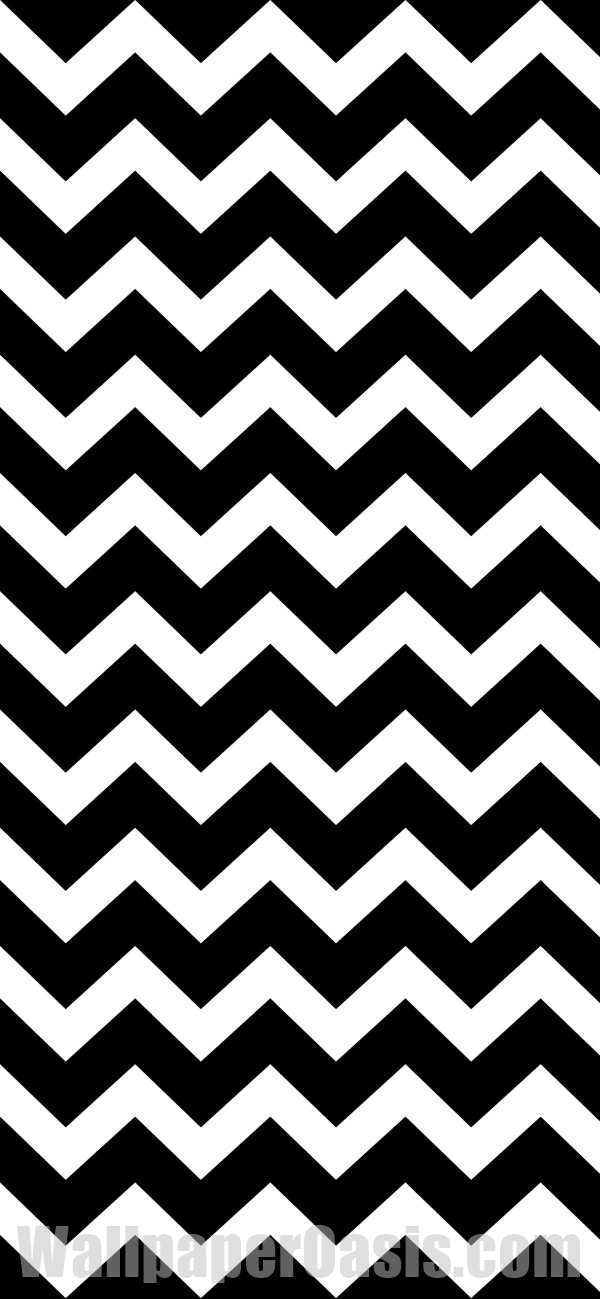 Black and White Chevron iPhone Wallpaper - available for iPhone 5 through iPhone X