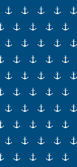 Blue And White Anchor Wallpaper for iPhone