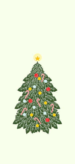 Christmas Tree Wallpaper for iPhone