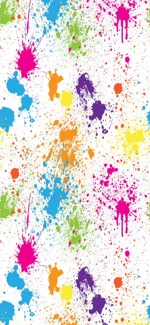 Colorful Paint Splatter Wallpaper for iPhone
