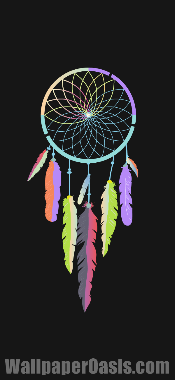 Dreamcatcher iPhone Wallpaper - available for iPhone 5 through iPhone X