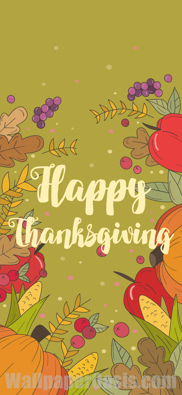 Happy Thanksgiving iPhone Wallpaper