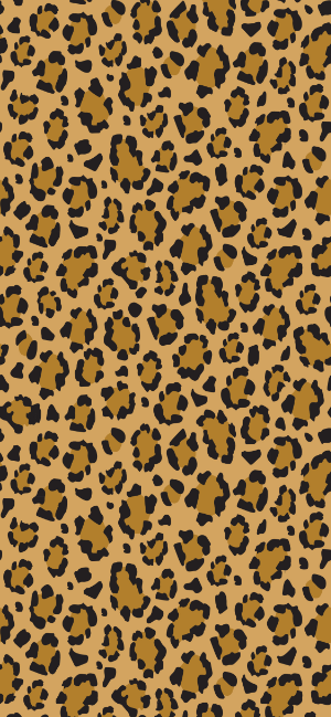 Leopard Print Wallpaper for iPhone