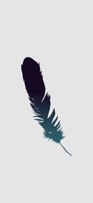 Minimalist Feather Wallpaper for iPhone