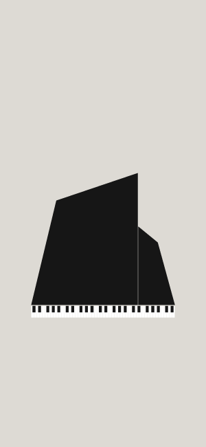Minimalist Piano Wallpaper for iPhone