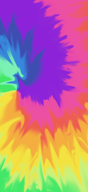Rainbow Tie Dye Wallpaper for iPhone