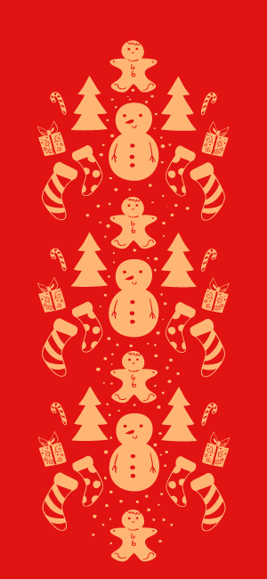 Red Christmas Wallpaper for iPhone