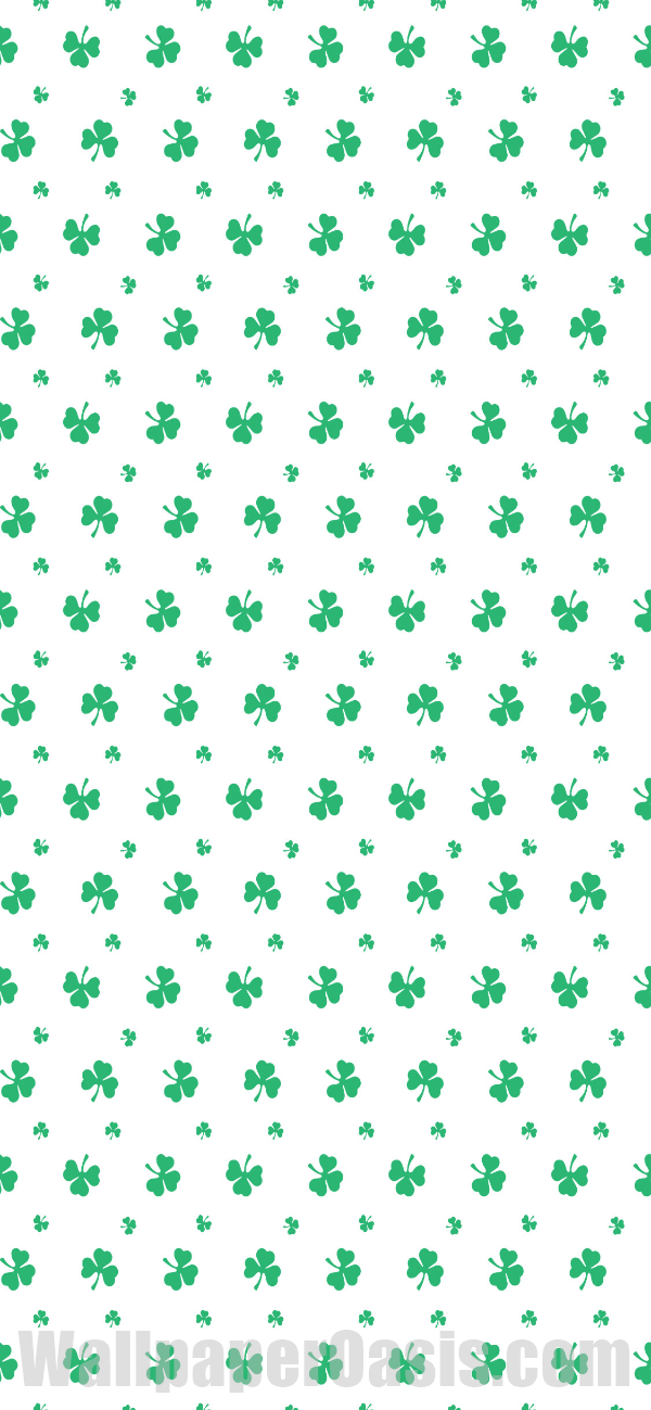 Shamrock iPhone Wallpaper - available for iPhone 5 through iPhone X